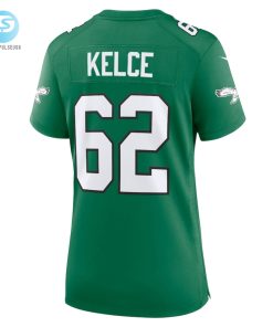 Womens Philadelphia Eagles Jason Kelce Nike Kelly Green Player Jersey stylepulseusa 1 2