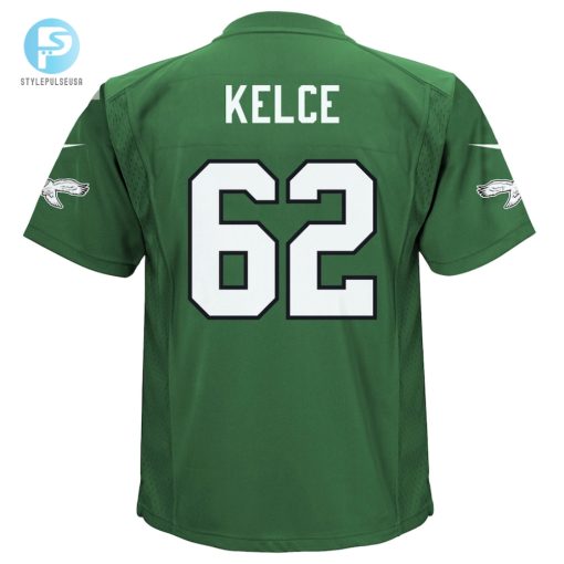 Infant Philadelphia Eagles Jason Kelce Nike Kelly Green Alternate Game Jersey stylepulseusa 1 2