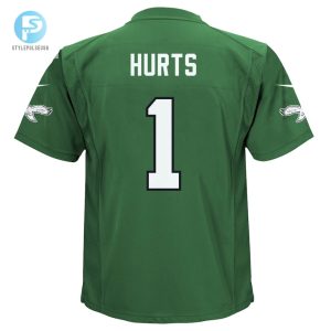 Infant Philadelphia Eagles Jalen Hurts Nike Kelly Green Alternate Game Jersey stylepulseusa 1 2