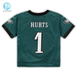 Infant Philadelphia Eagles Jalen Hurts Nike Midnight Green Game Jersey stylepulseusa 1 2