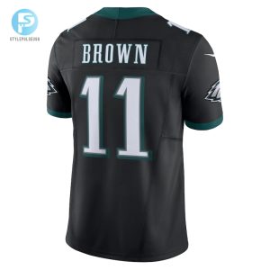 Mens Philadelphia Eagles A.J. Brown Nike Black Vapor F.U.S.E. Limited Jersey stylepulseusa 1 2