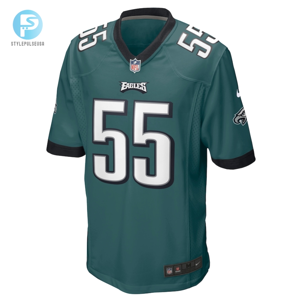 Mens Philadelphia Eagles Brandon Graham Nike Midnight Green Game Jersey 