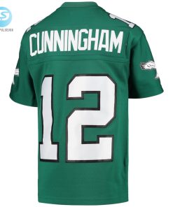 Youth Philadelphia Eagles Randall Cunningham Mitchell Ness Kelly Green 1990 Retired Player Legacy Jersey stylepulseusa 1 2
