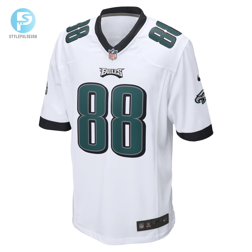 Mens Philadelphia Eagles Dallas Goedert Nike White Game Player Jersey 