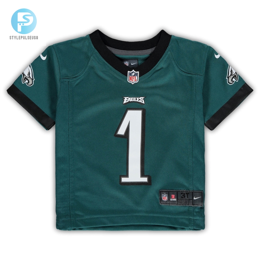 Toddler Philadelphia Eagles Jalen Hurts Nike Green Game Jersey 