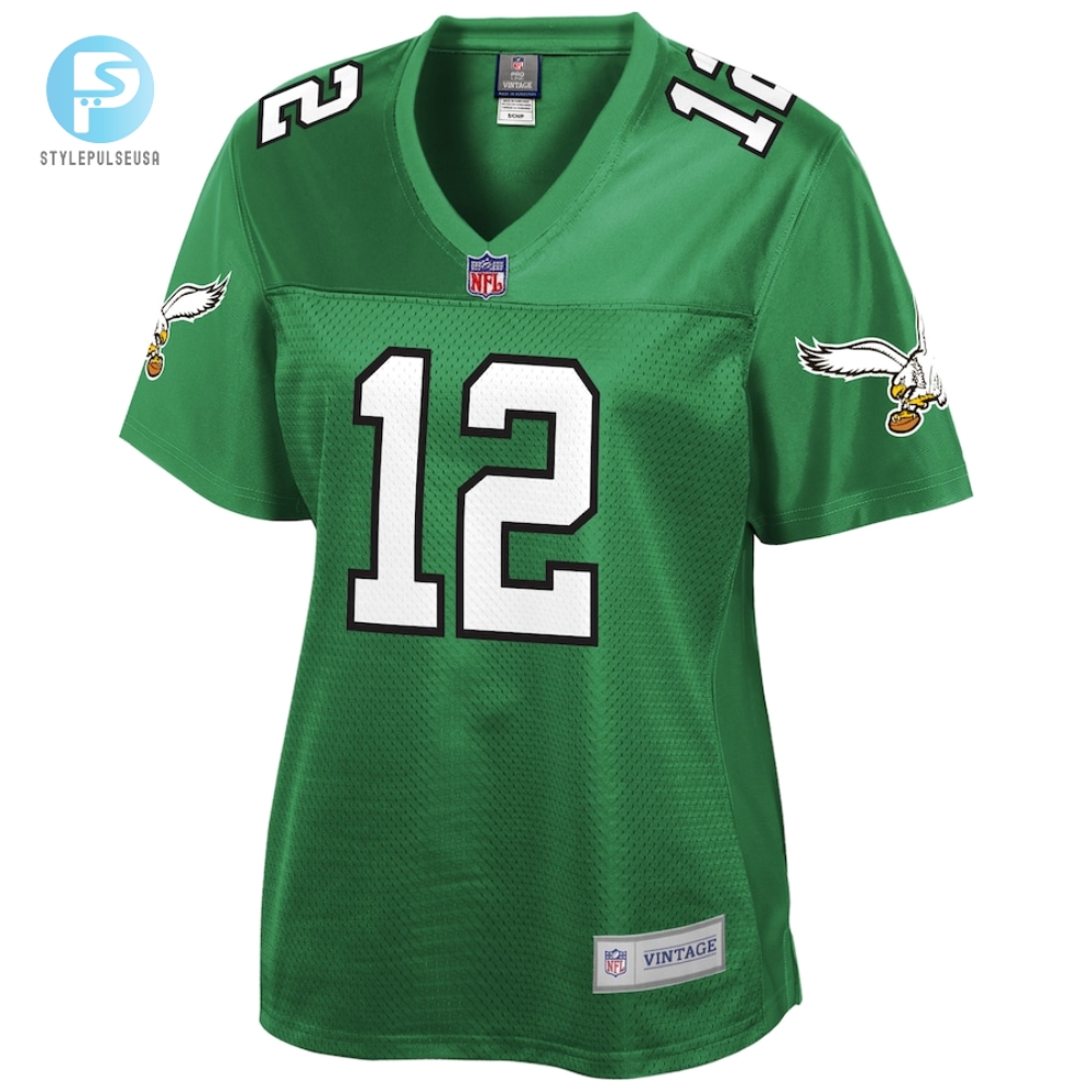 Womens Philadelphia Eagles Randall Cunningham Nfl Pro Line Kelly Green Retired Player Replica Jersey 