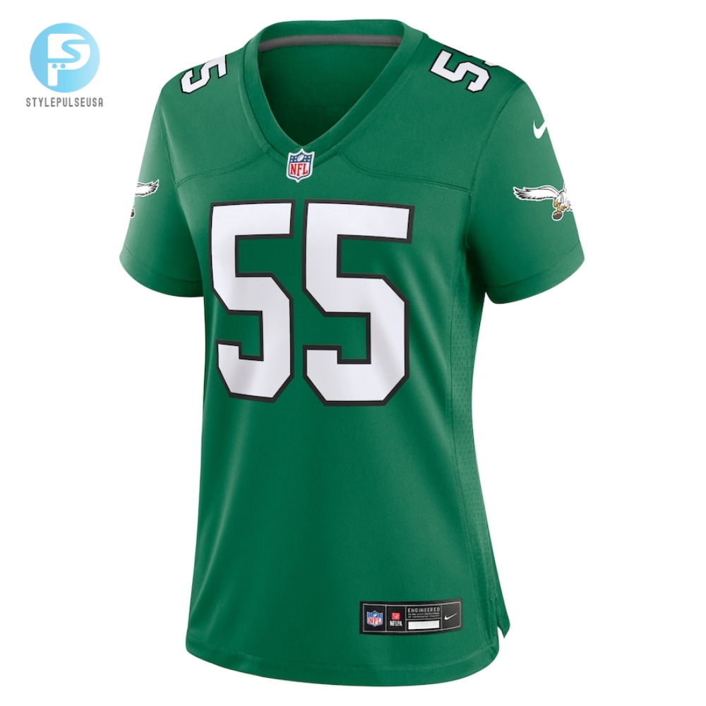 Womens Philadelphia Eagles Brandon Graham Nike Kelly Green Alternate Game Jersey 