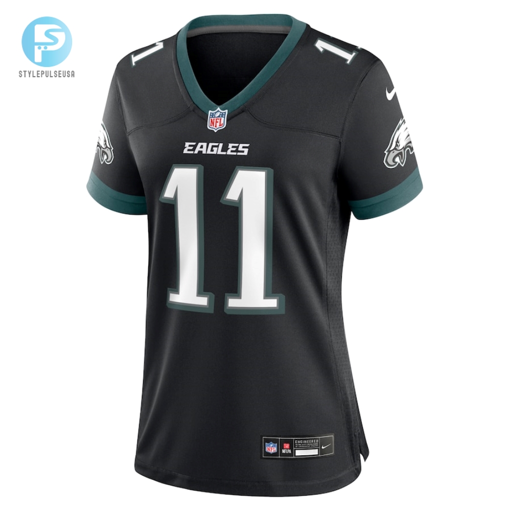 Womens Philadelphia Eagles A.J. Brown Nike Black Alternate Game Jersey 