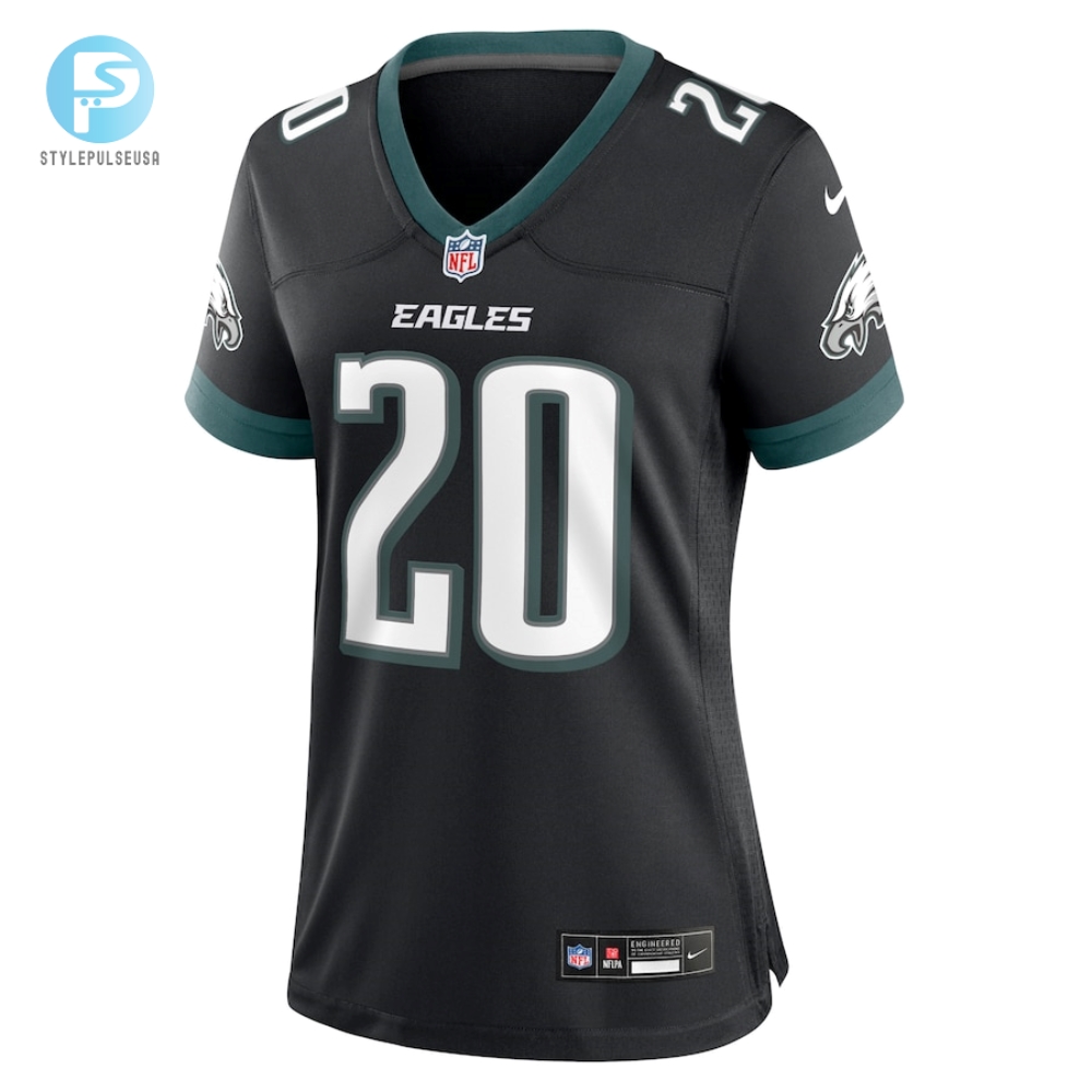 Womens Philadelphia Eagles Brian Dawkins Nike Black Alternate Game Jersey 