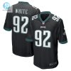 Mens Philadelphia Eagles Reggie White Nike Black Retired Player Alternate Game Jersey stylepulseusa 1