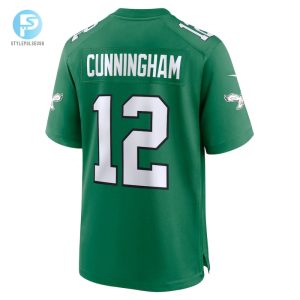 Mens Philadelphia Eagles Randall Cunningham Nike Kelly Green Alternate Retired Player Game Jersey stylepulseusa 1 2