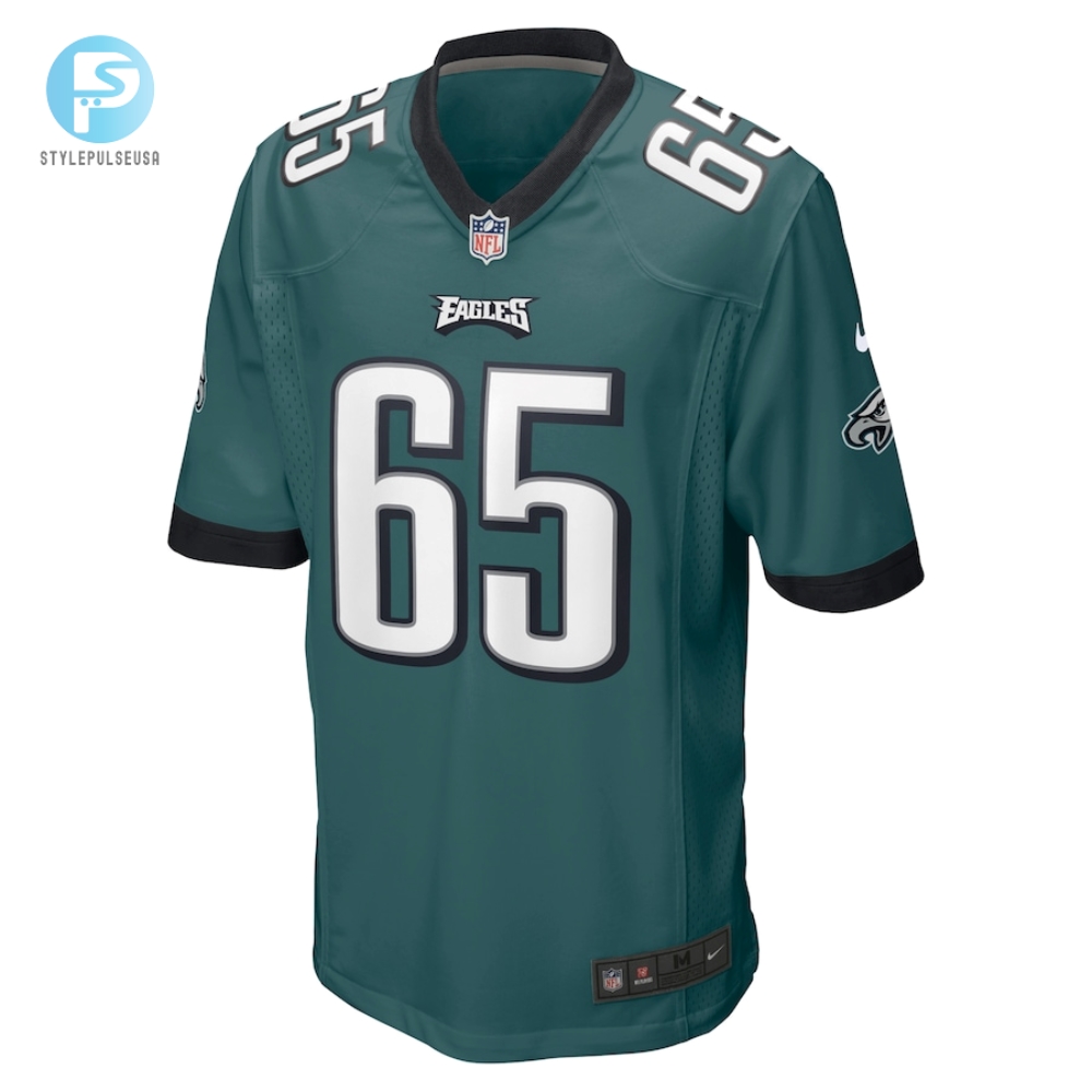 Mens Philadelphia Eagles Lane Johnson Nike Midnight Green Game Jersey 