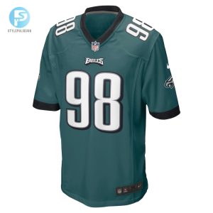 Mens Philadelphia Eagles Jalen Carter Nike Midnight Green 2023 Nfl Draft First Round Pick Game Jersey stylepulseusa 1 1