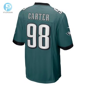 Mens Philadelphia Eagles Jalen Carter Nike Midnight Green 2023 Nfl Draft First Round Pick Game Jersey stylepulseusa 1 2