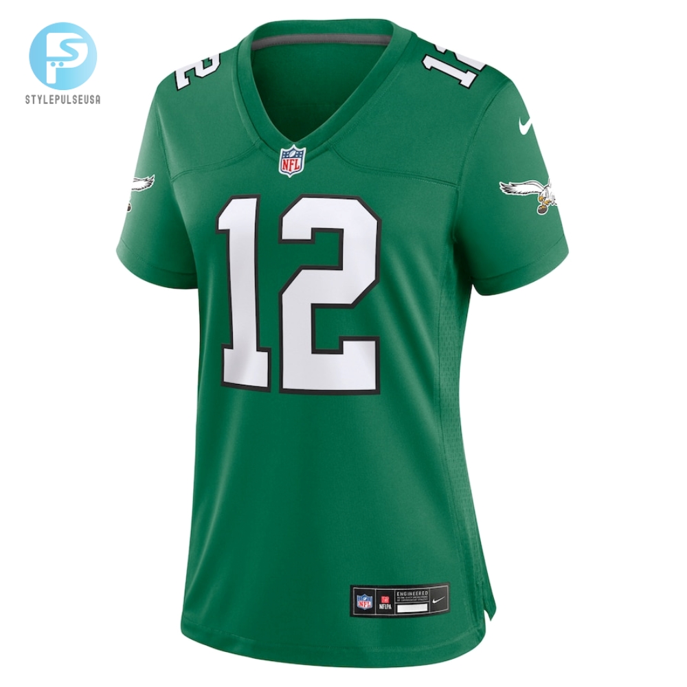 Womens Philadelphia Eagles Randall Cunningham Nike Kelly Green Alternate Game Jersey 