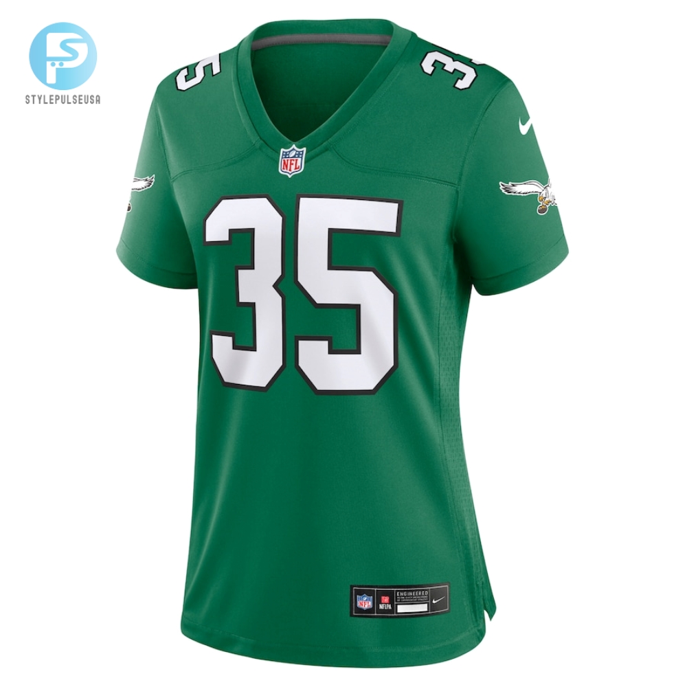 Womens Philadelphia Eagles Boston Scott Nike Kelly Green Alternate Game Jersey 