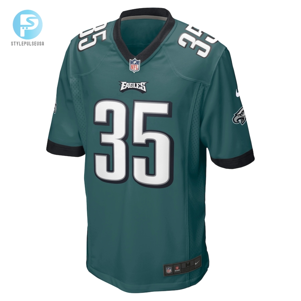 Mens Philadelphia Eagles Boston Scott Nike Midnight Green Game Jersey 