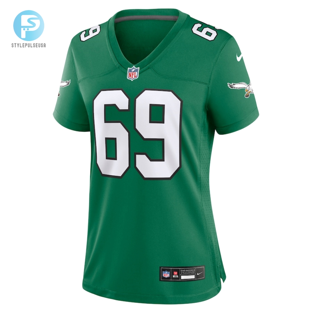 Womens Philadelphia Eagles Landon Dickerson Nike Kelly Green Alternate Game Jersey 