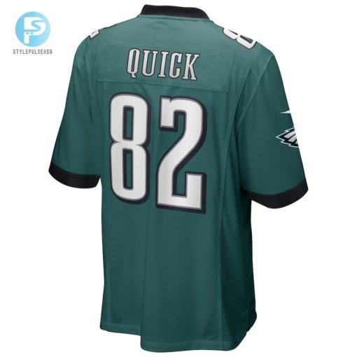 Mens Philadelphia Eagles Mike Quick Nike Midnight Green Game Retired Player Jersey stylepulseusa 1 2