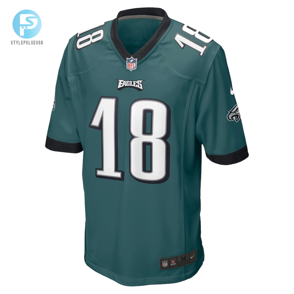 Mens Philadelphia Eagles Britain Covey Nike Midnight Green Home Game Player Jersey 