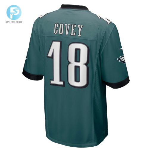 Mens Philadelphia Eagles Britain Covey Nike Midnight Green Home Game Player Jersey stylepulseusa 1 2