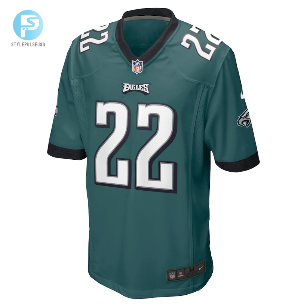 Mens Philadelphia Eagles Kelee Ringo Nike Midnight Green Team Game Jersey 