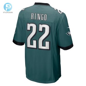 Mens Philadelphia Eagles Kelee Ringo Nike Midnight Green Team Game Jersey stylepulseusa 1 2