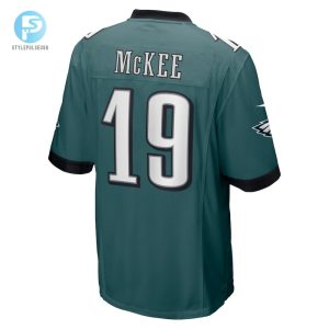 Mens Philadelphia Eagles Tanner Mckee Nike Midnight Green Team Game Jersey stylepulseusa 1 2