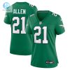 Womens Philadelphia Eagles Eric Allen Nike Kelly Green Alternate Game Jersey stylepulseusa 1