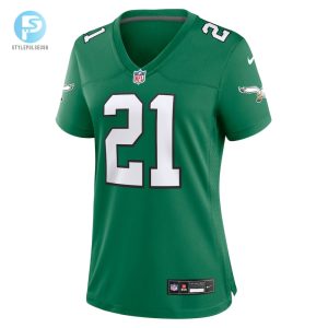 Womens Philadelphia Eagles Eric Allen Nike Kelly Green Alternate Game Jersey stylepulseusa 1 1