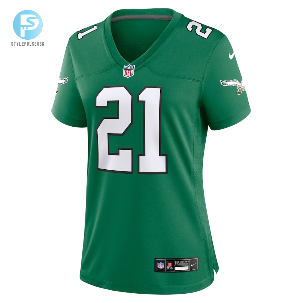 Womens Philadelphia Eagles Eric Allen Nike Kelly Green Alternate Game Jersey 