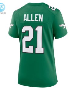 Womens Philadelphia Eagles Eric Allen Nike Kelly Green Alternate Game Jersey stylepulseusa 1 2