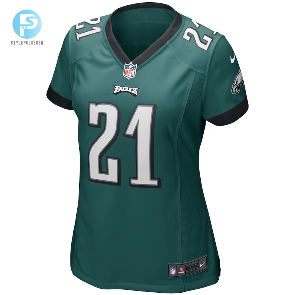 Womens Philadelphia Eagles Eric Allen Nike Midnight Green Game Retired Player Jersey 