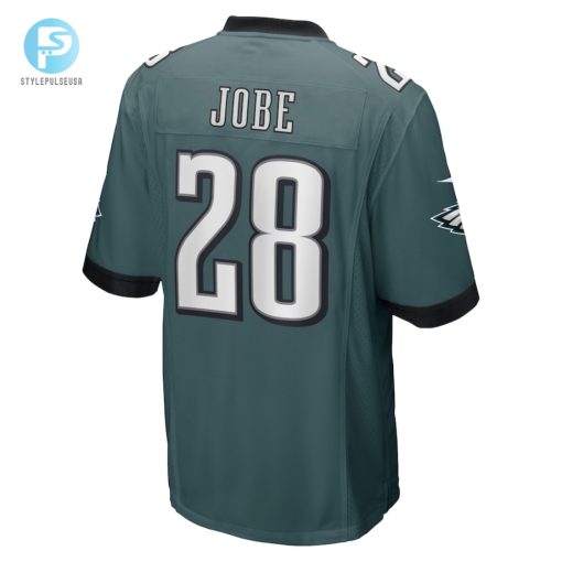 Mens Philadelphia Eagles Josh Jobe Nike Midnight Green Game Player Jersey stylepulseusa 1 2