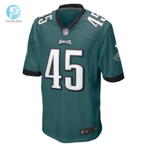 Mens Philadelphia Eagles Rick Lovato Nike Midnight Green Game Jersey stylepulseusa 1 1