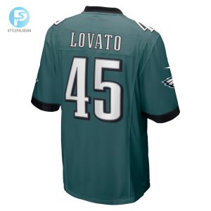 Mens Philadelphia Eagles Rick Lovato Nike Midnight Green Game Jersey stylepulseusa 1 2