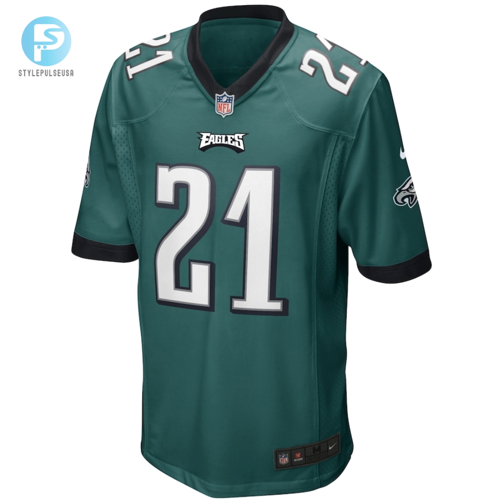 Mens Philadelphia Eagles Eric Allen Nike Midnight Green Game Retired Player Jersey 