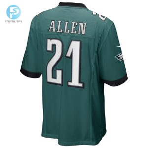 Mens Philadelphia Eagles Eric Allen Nike Midnight Green Game Retired Player Jersey stylepulseusa 1 2