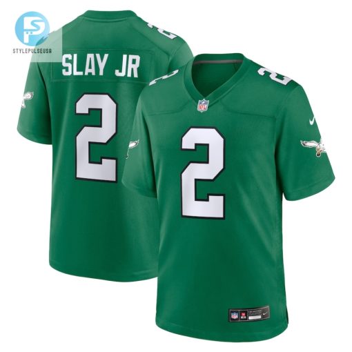 Mens Philadelphia Eagles Darius Slay Nike Kelly Green Alternate Game Player Jersey stylepulseusa 1 3
