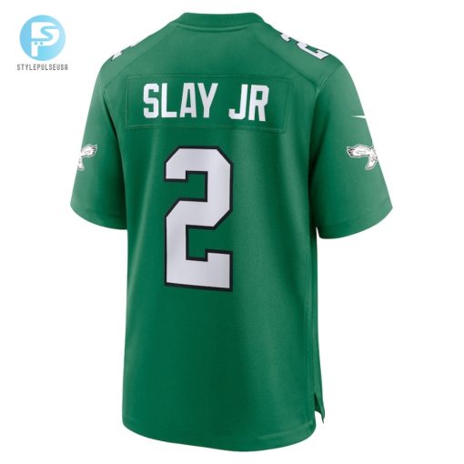 Mens Philadelphia Eagles Darius Slay Nike Kelly Green Alternate Game Player Jersey stylepulseusa 1 5