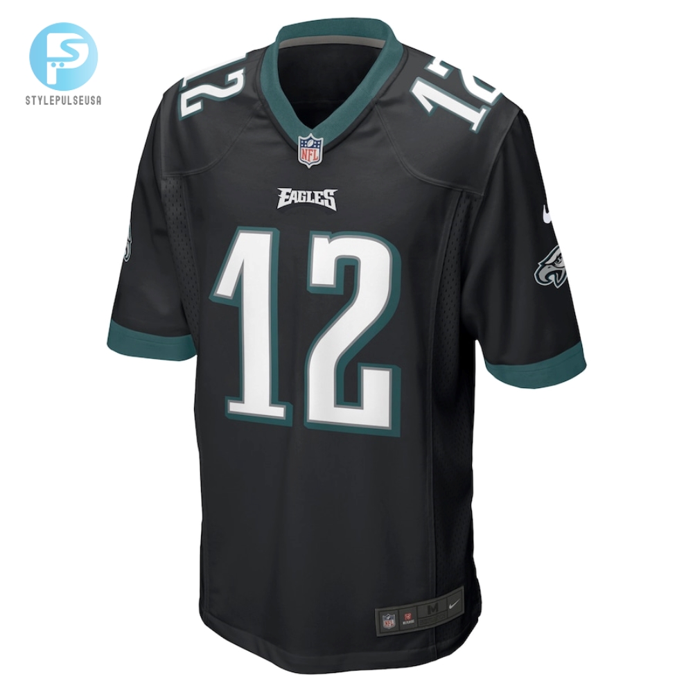 Mens Philadelphia Eagles Randall Cunningham Nike Black Retired Player Alternate Game Jersey 