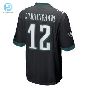 Mens Philadelphia Eagles Randall Cunningham Nike Black Retired Player Alternate Game Jersey stylepulseusa 1 2