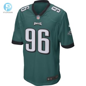 Mens Philadelphia Eagles Derek Barnett Nike Green Game Jersey stylepulseusa 1 1