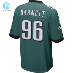 Mens Philadelphia Eagles Derek Barnett Nike Green Game Jersey stylepulseusa 1 2