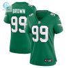 Womens Philadelphia Eagles Jerome Brown Nike Kelly Green Alternate Game Jersey stylepulseusa 1