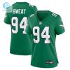 Womens Philadelphia Eagles Josh Sweat Nike Kelly Green Alternate Game Jersey stylepulseusa 1