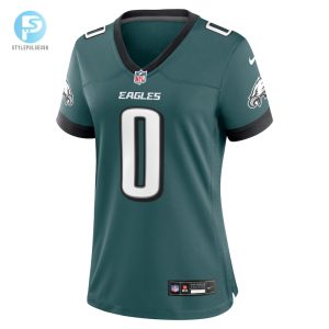 Womens Philadelphia Eagles Bryce Huff Nike Midnight Green Game Player Jersey stylepulseusa 1 4