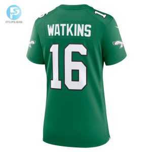 Womens Philadelphia Eagles Quez Watkins Nike Kelly Green Alternate Game Jersey stylepulseusa 1 2