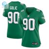 Womens Philadelphia Eagles Mike Golic Nike Kelly Green Alternate Game Jersey stylepulseusa 1