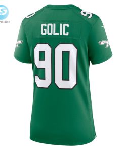 Womens Philadelphia Eagles Mike Golic Nike Kelly Green Alternate Game Jersey stylepulseusa 1 2